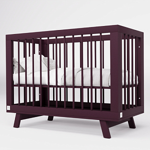 Кроватка для новорожденного Lilla "Aria Italian Plum", сливовая